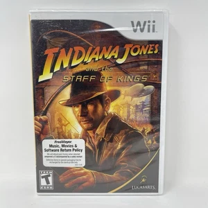 ¡Nuevo! ¡Sellado de fábrica! Indiana Jones and the Staff of Kings Nintendo Wii - Imagen 1 de 2