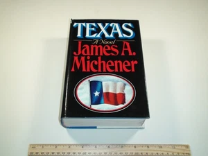 Texas by James Michener Hardcover & Dust Cover HCDJ 1985 1st Edition - see pics - Picture 1 of 21