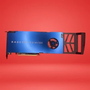 AMD RADEON PRO WX7100 GRAPHICS CARD WX 7100 8GB PCI-E X16 4X Display Ports - Picture 1 of 4
