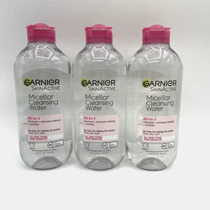 Garnier SkinActive Micellar Cleansing Water For All Skin Types 13.5 fl oz 3 Pack - Picture 1 of 5