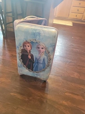 Disney Frozen II Anna Elsa 17 pulgadas lado suave equipaje rodante para niños - púrpura Foto 1 de 4