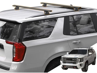 Aluminum Lockable Roof Rack Cross Bar Fit for 2021–2026 Chevy Tahoe Suburban, G - Image 1 of 4