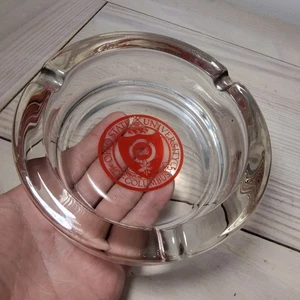 OHIO STATE UNIVERSITY COLUMBUS LARGE ASHTRAY RARE Htf Mancave Decor - Picture 1 of 6
