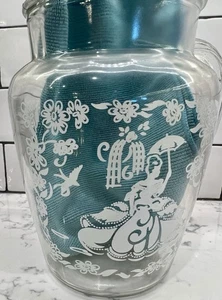 Vintage COLONIAL LADY Anchor Hocking 2 QUART Glass Pitcher Clear - Picture 1 of 5