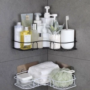 Shampoo Soap Organizer Kitchen Toilet Storage Rack for Bathroom Shelf Shower ~ - Foto 1 di 20