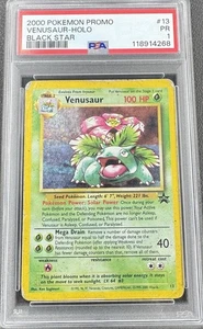 Pokémon Venusaur Promo Black Star 13 PSA 1 - Picture 1 of 3