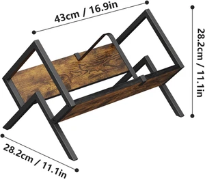 Vinyl Record Storage-Holds 80-100 LP Albums Quick Assembly Holder with Organizer - Picture 1 of 7