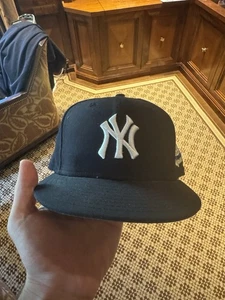 New Era New York Yankees Fitted Hat 7 3/8 1956 WS Champs 59fifty  - Picture 1 of 6