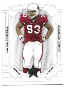 Calais Campbell 2008 Leaf Rookies & Stars Rookie #123 /999 Arizona Cardinals RC - Bild 1 von 2