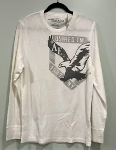 Camiseta Grande American Eagle Blanca Mangas Largas - Imagen 1 de 6