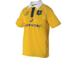Camiseta deportiva tradicional de manga corta de rugby Wallabies para hombre - tallas S-3XL - Imagen 1 de 3