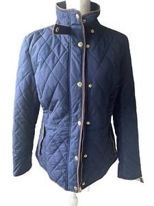 Crown And Ivy Navy Barn Jacket Fall Size Medium New With Tags - Picture 1 of 7