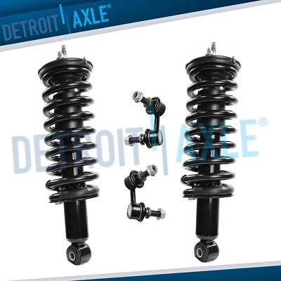 RWD Front Struts w/ Coil Spring Assembly Sway Bars for 2005-2019 Nissan Frontier - Image 1 of 4