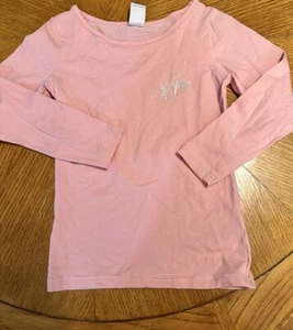 Matilda Jane Shirley Layering Tee Pink Basic Top With MJC Monogram Size 6 - Picture 1 of 6