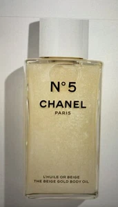 CHANEL Nº 5 THE BEIGE GOLD BODY OIL 250ml /8.4Fl. Oz Limited Edition box+card - Picture 1 of 3