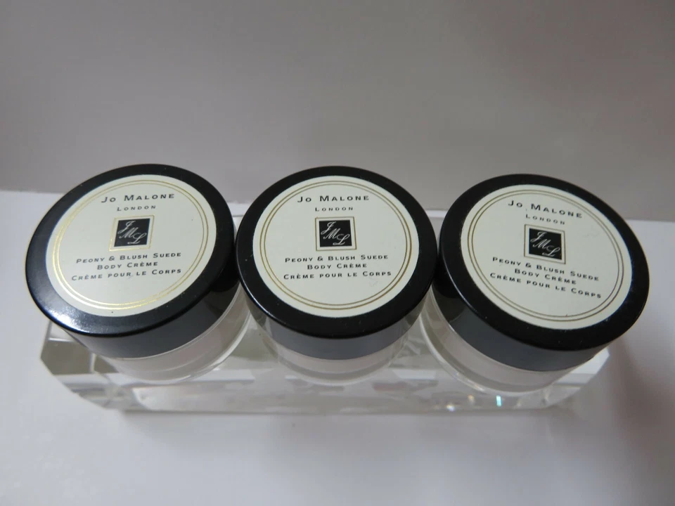 3 x CREMA CORPORAL DE GAMUZA PEONÍA Y RUBOR por Jo Malone Talla 0,5 oz Cada una Foto 1 de 1