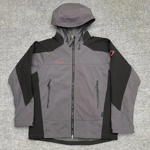 MAMMUT Laser Jacket Men's Large Nano Sphere Gray Black Full Zip Hooded - Picture 1 of 13