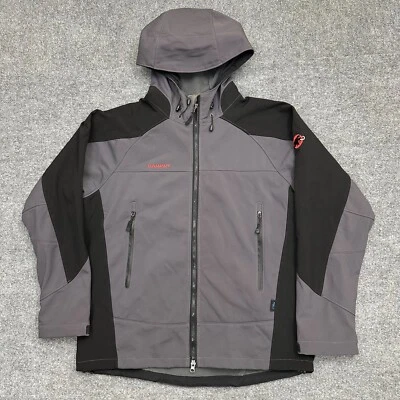 MAMMUT Laser Jacket Men's Large Nano Sphere Gray Black Full Zip Hooded - Image 1 of 4