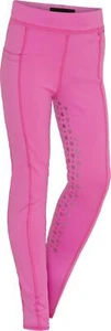 Equipage Kinder Reitleggings Molly Heart Glitter Phlox Pink - Picture 1 of 5