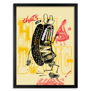 Sheryo & the Yok "That's Some Hotdawg!" S&N Ltd. Ed. Screenprint -Low #1/75 - Picture 1 of 10