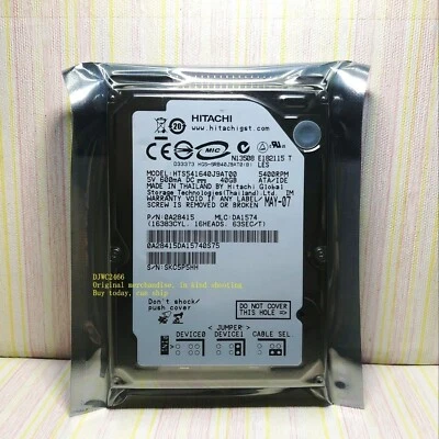 Hitachi 40GB HTS541640J9AT00 5400RPM IDE ATA-100 2.5" Laptop HDD Hard Disk Drive - Image 1 of 2