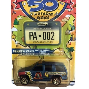 Matchbox 50th Birthday Series Pennsylvania Chevy Tahoe Police Diecast 2001 - Picture 1 of 6