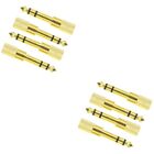 8 Pcs Audio Adapter Zinc Alloy Jack for Cable Microphone Speaker