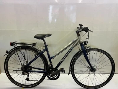 Steppenwolf TAO SL 28 Zoll Trekking Fahrrad 27 Gang Shimano Deore LX silber/blau - Bild 1 von 4