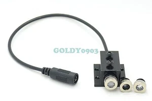 Módulo láser rojo enfocable línea de puntos de 30 mw 650nm 3 en 1 12x40 mm - Imagen 1 de 10