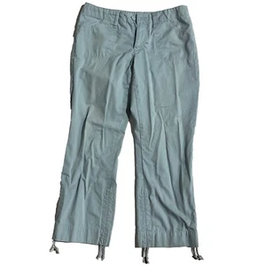 Old Navy Authentic Original Women Baby Blue Coin Pockets Cargo Pants Size 2 - Picture 1 of 7