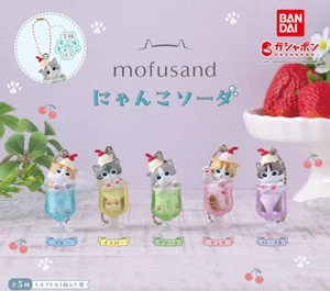 Bandai Gashapon Capsule- Mofusand Nyanko Soda Figure Collection (5 sets) - Picture 1 of 2