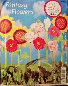 McCalls Ellie Mae Designs K187 Pattern UNCUT 5 Cloth Flowers Calla Lilly CRAFT - Picture 1 of 2