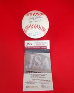 Bobby Shantz Signed MLB ball W/1952 AL MVP+ 1958 WSC+ 8XGold Glove JSA WA984903 - Picture 1 of 4