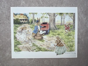 Beatrix Potter Print - Doreen Coley - Limited Edition - Letters - Signed, Very Rare - Bild 1 von 5