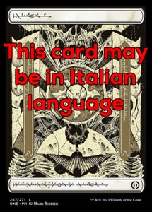 MTG PLAINS 267 EXC - PHYREXIAN - PIANURA - ONE X IT - MAGIC - Picture 1 of 1