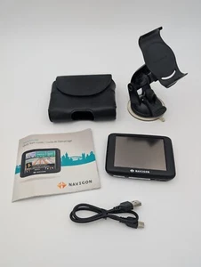 NAVIGON Canada 310 with USB Charge Cable, Instructions, Mount, and Case Bundle - Picture 1 of 13