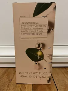 Korres Pure Greek Olive Body Cream Collection Peach Blossom 6.76/1.35fl oz Boxed - Picture 1 of 5