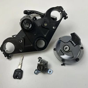Kawasaki Ninja 300 EX300 2012 Lock set ignition tank seat key triple tree - Picture 1 of 12