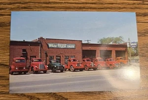 Vintage Wichita WHITE TRUCK Sales Postcard AUTOCAR Service 2655 Broadway 1940’s - Picture 1 of 2
