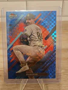 2025 Topps Finest Rare Blue X-Fractor #284 Dylan Cease /49 Padres  - Bild 1 von 2