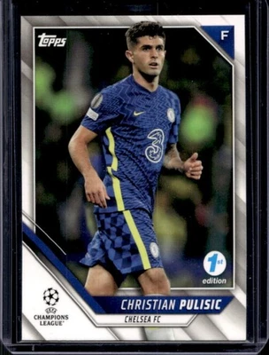 2021 Topps UEFA 1st Edition Christian Pulisic #143 Chelsea - Image 1 of 2