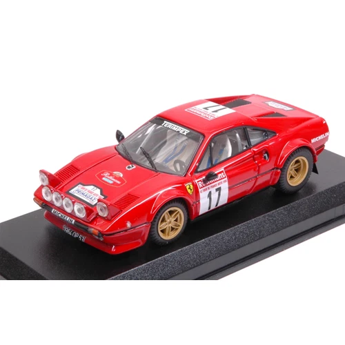 FERRARI 308 GTB N.17 TOUR DE FRANCE 1983 BOUTELOUP-PANIC 1:43 Best Model Auto Ra - Imagen 1 de 1
