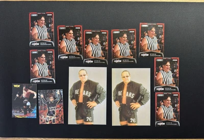 Lote de 12 tarjetas coleccionables de Steve Mongo McMichael WCW Topps & Tristar TNA tarjetas fotográficas Foto 1 de 4