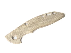 RICK HINDERER Messer glatt natürlicher Micarta Griff Skala für 3" XM-18 Messer - Bild 1 von 2