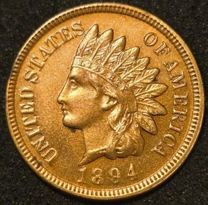 1894 Indian Head Penny - Uncirculated SHARP Specimen! - Picture 1 of 4