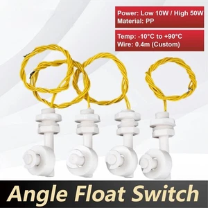Angle Float Switch Liquid Level Sensor Side Mount Plastic Water Tank Controller - Picture 1 of 18