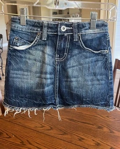 Denim Jean Skirt Adjustable Waist - Picture 1 of 11