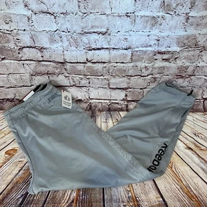 Reebok Men’s Gray Athletic Tapered Performance Elastic Waistband Pants Size XL - Picture 1 of 6