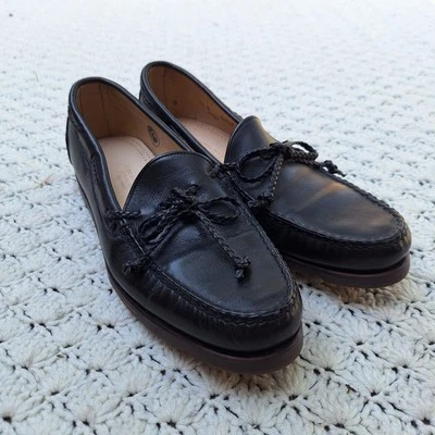 Stubbs and Wootton Hombres Borla Sin Cordones Mocasines Zapatos de Vestir Cuero Negro - 11 B Foto 1 de 4