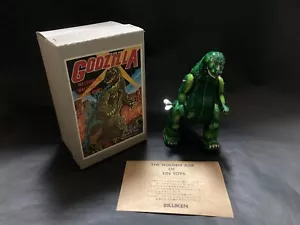 Vintage Mint Godzilla Green Wind Up Tin Toy Billiken Shokai 1990s Made in Japan - Picture 1 of 13